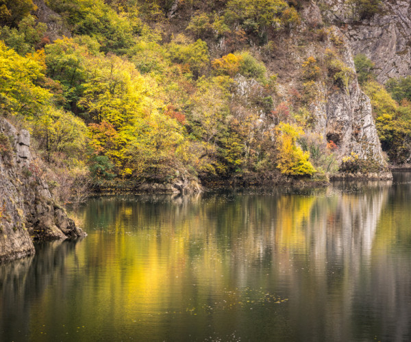 Mirror of Matka Canyon, North-Macedonia